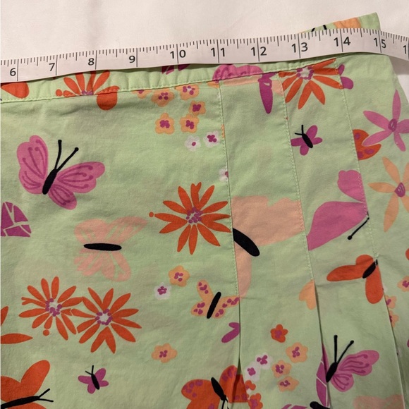 Lilly Pulitzer Green and Pink Butterfly Mini Skort - Picture 10 of 10